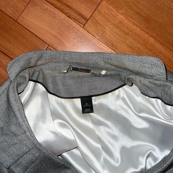 White House Black Market Lush Gray Modern Boot Cut Pants Suit - Picture 5 of 16